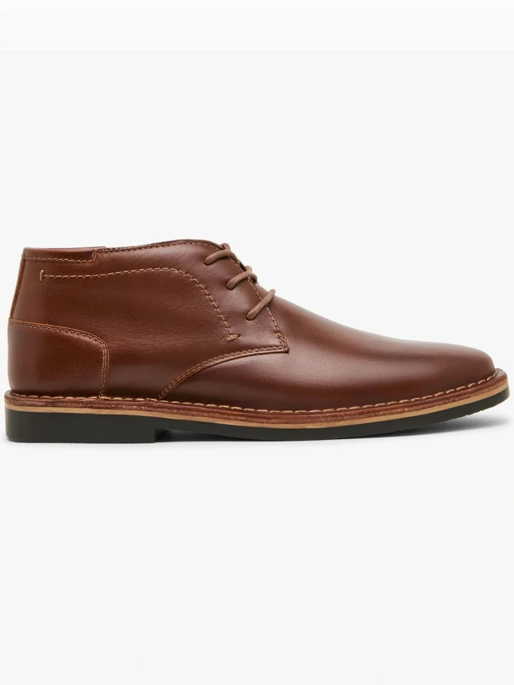 Steve Madden Harken Cognac Leather Chukka Boots Sz 11.5